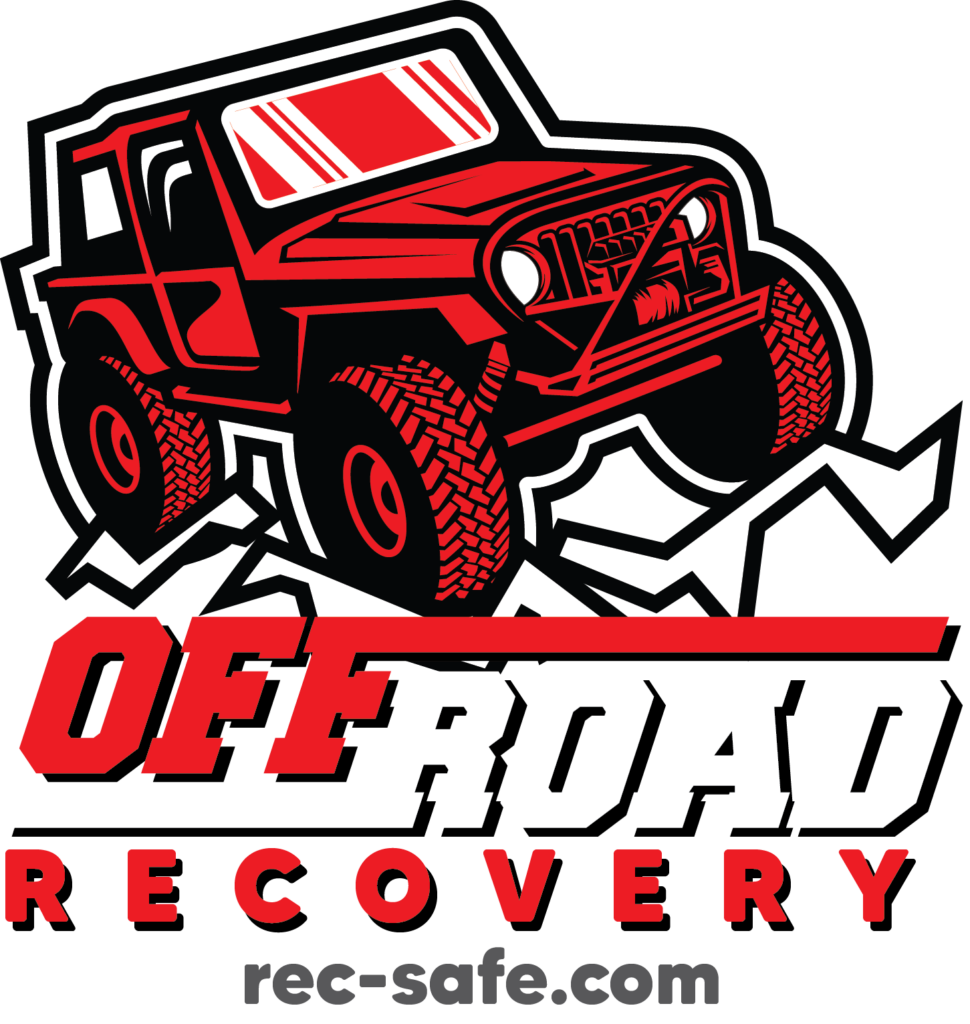 Off Road Recovery logo with a red off-road vehicle